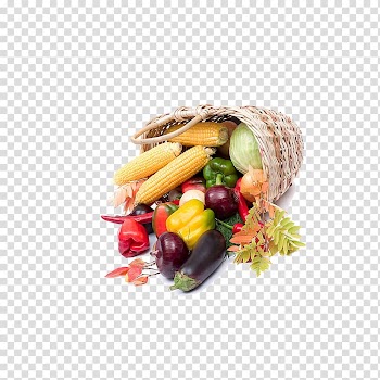Vegetable Vegetarian cuisine Basket Fruit Pumpkin, A basket of vegetables transparent background PNG clipart
