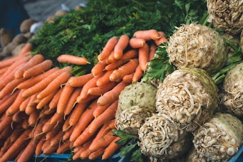 Vegetables at farmers market 