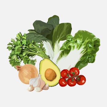 Vegetables clipart, realistic illustration design | Free Photo Illustration - rawpixel