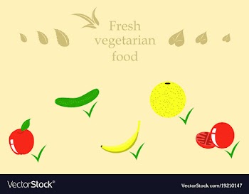 Vegetables top view frame farmers market menu vector image