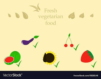 Vegetables top view frame farmers market menu vector image