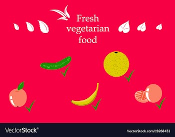Vegetables top view frame farmers market menu vector image