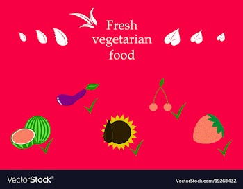 Vegetables top view frame farmers market menu vector image