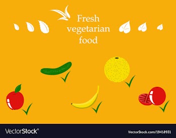 Vegetables top view frame farmers market menu vector image