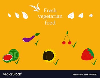 Vegetables top view frame farmers market menu vector image