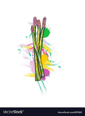 Vegetables with grunge vector image