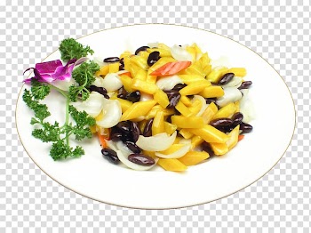 Vegetarian cuisine Chinese cuisine Sichuan cuisine Kidney bean Cooking, Lily red kidney beans transparent background PNG clipart