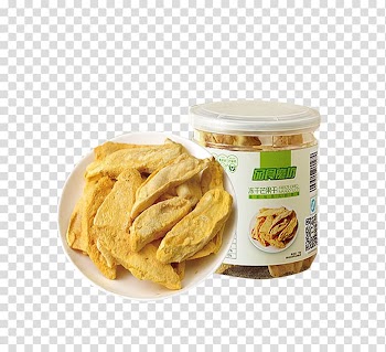 Vegetarian cuisine Dried fruit Food Snack, Lyophilized dried mango transparent background PNG clipart