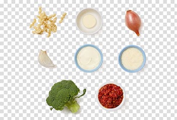 Vegetarian cuisine Pasta primavera Vegetable Salsa verde, raw pasta transparent background PNG clipart