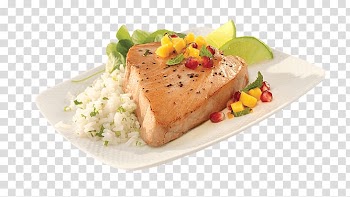 Vegetarian cuisine Recipe Smoked salmon Food Cooking, tuna steak transparent background PNG clipart