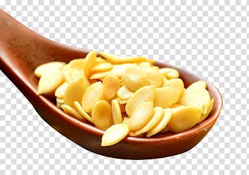 Vegetarian cuisine Spoon Kuaci Nut, Spoon of watermelon seeds transparent background PNG clipart