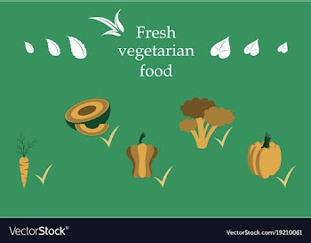 Vegetarian menu for cafe and restaurants vegan vector image