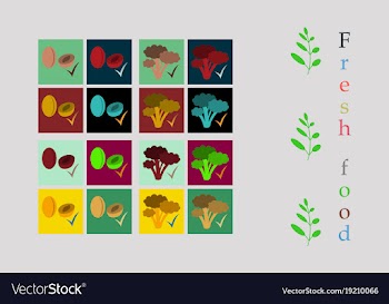 Vegetarian menu for cafe and restaurants vegan vector image
