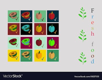 Vegetarian menu for cafe and restaurants vegan vector image