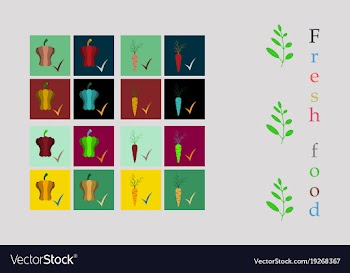 Vegetarian menu for cafe and restaurants vegan vector image