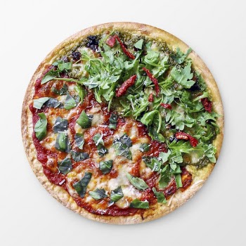 Vegetarian pizza sticker, food photography | Free PSD - rawpixel