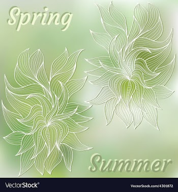 Vegetation vector image