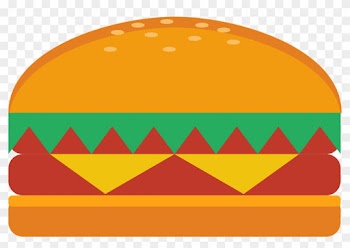 Veggie Burger Clipart Transparent Food - Food