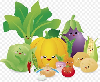 Veggie burger Vegetable Cartoon Drawing - Vector vegetables 