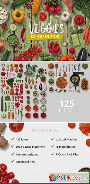 Veggies - Isolated Food Items 2322425 » Free Download Photoshop ...
