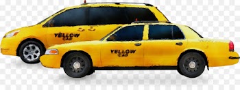 vehicle taxi ford crown victoria car yellow