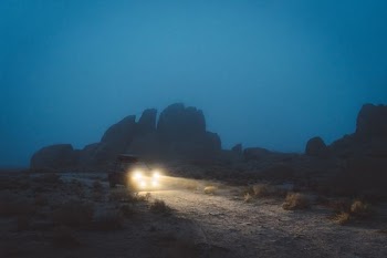 vehicle traveling during nighttime