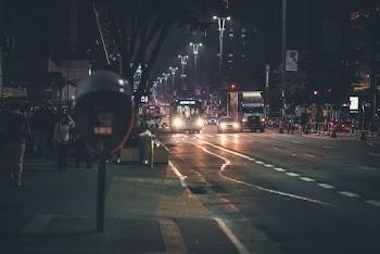 Vehicles Moving on Street