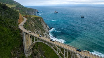 Vehicles On Bridge
