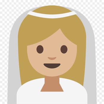 Veil Human skin color Bride Emoji - IDEA 