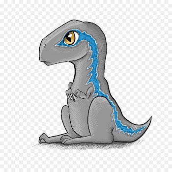 Velociraptor Deinonychus Drawing Child - robot unicorn attack 