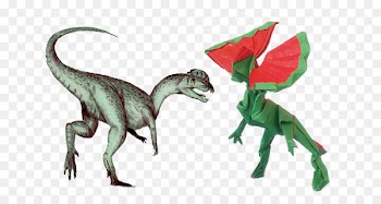 Velociraptor Origami Dinosaur Eobrontosaurus Dimetrodon - dinosaur 