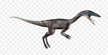 Velociraptor Tyrannosaurus Dinosaur Tallinn Animal - coelophysis stamp 