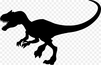 Velociraptor, Tyrannosaurus, Silhouette, Dinosaur PNG