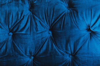Velvet Blue Sofa Texture