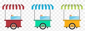 Vendors - Food Cart Vector Png