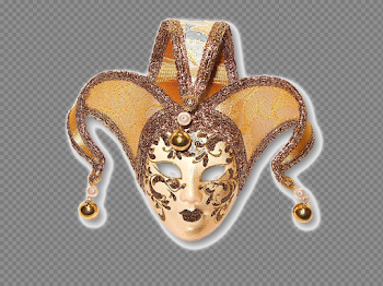 Venetian Mask PNG Background Image