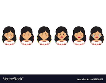 venezuela avatar with various expression