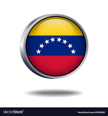 venezuela flag button