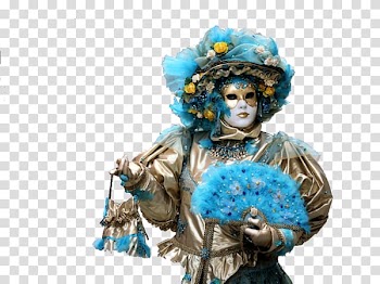 Venice Carnival Venetian masks, carnival transparent background PNG clipart