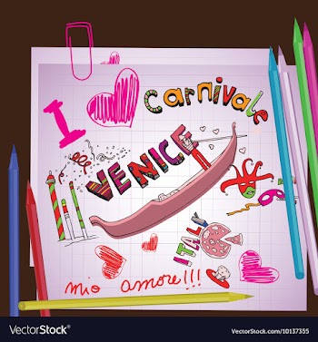 Venice doodles vector image