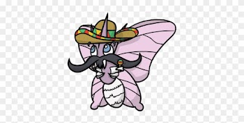 Venomoth @ Leftovers Trait - Cartoon