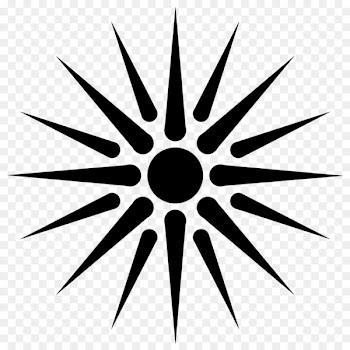 Vergina Sun Macedonia Symbol Argead dynasty - sun vector 