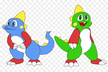 Vertebrate Illustration Clip art Character Line - bubble bobble 