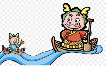Vertebrate Katun River Domestic pig Illustration - A rowing hog of the horn 