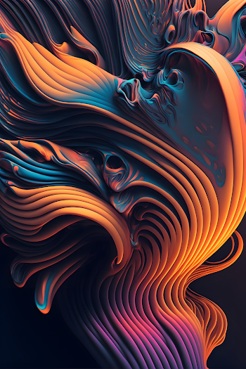 vertical background with gradient flow lines generated by A.I