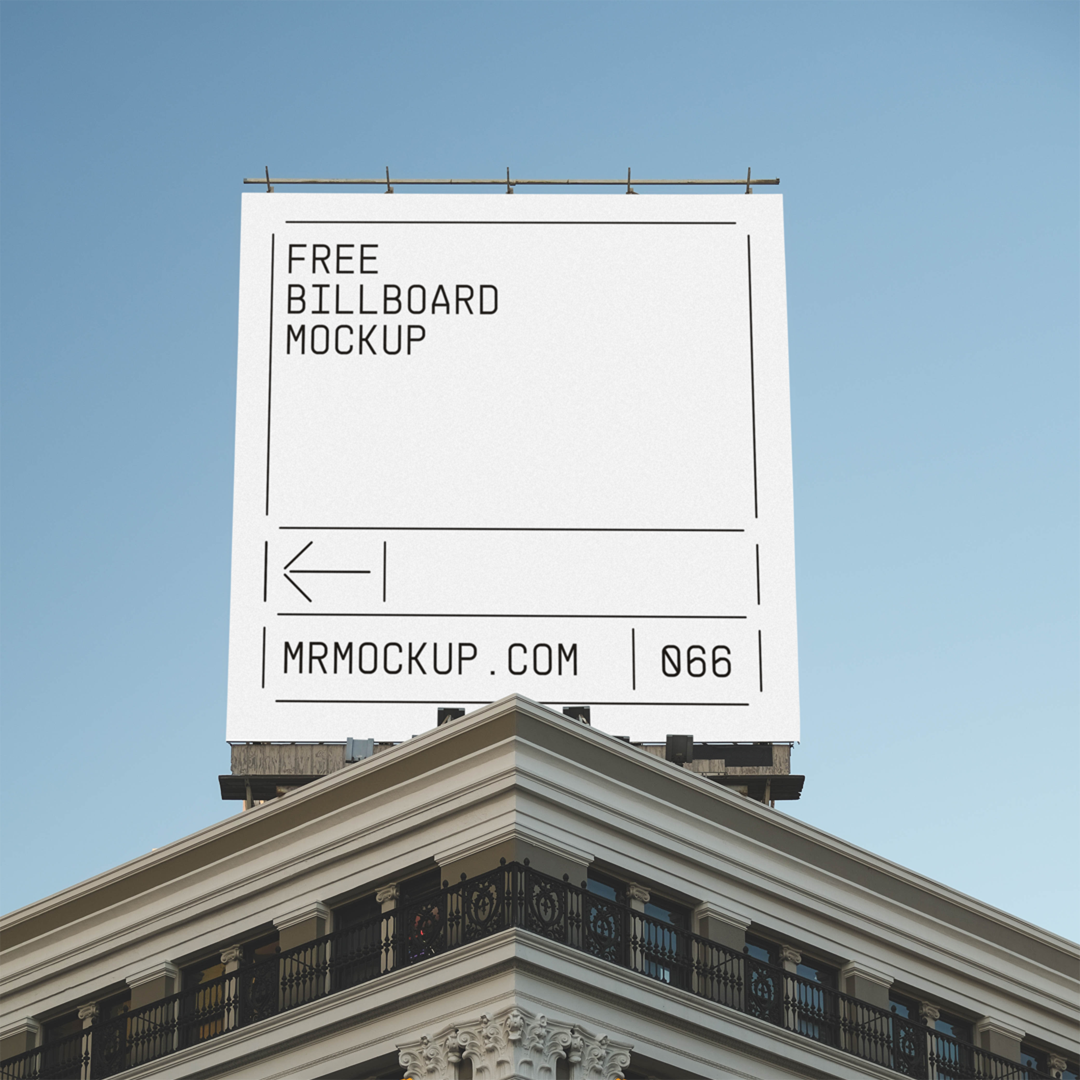 Vertical Banner on Building Mockup