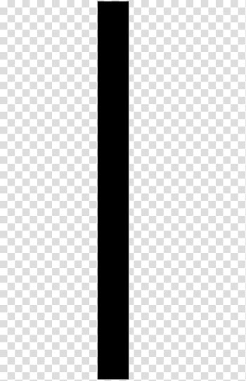 Vertical bar Character , straight line transparent background PNG clipart