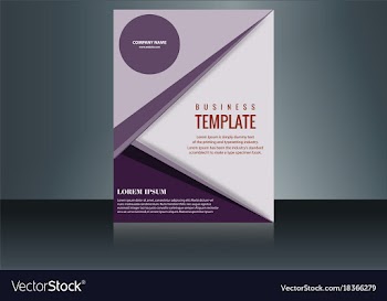 Vertical business card print template personal vector image