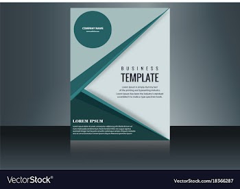 Vertical business card print template personal vector image