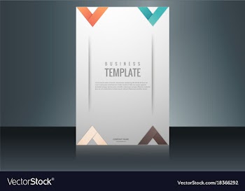 Vertical business card print template personal vector image